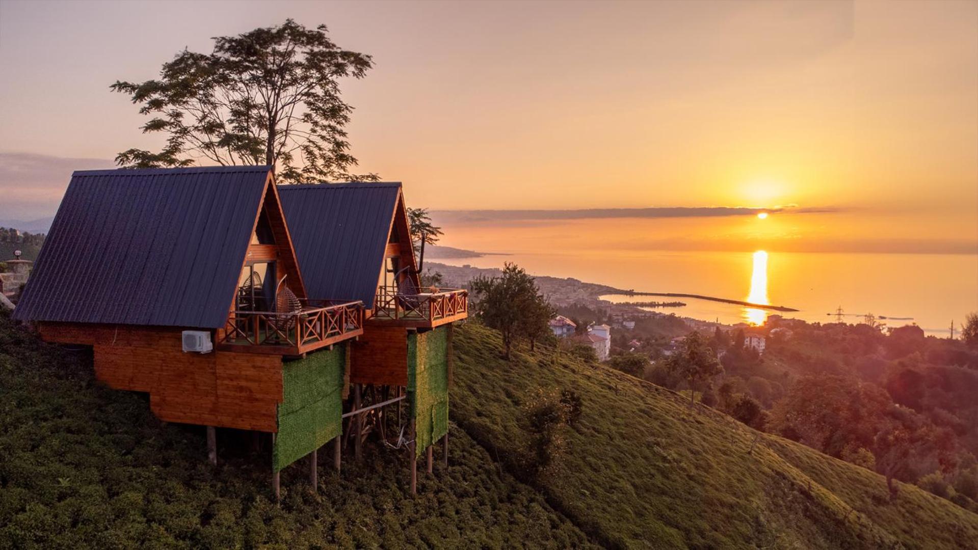 Отель Aytepe Bungalov Ардешен Экстерьер фото