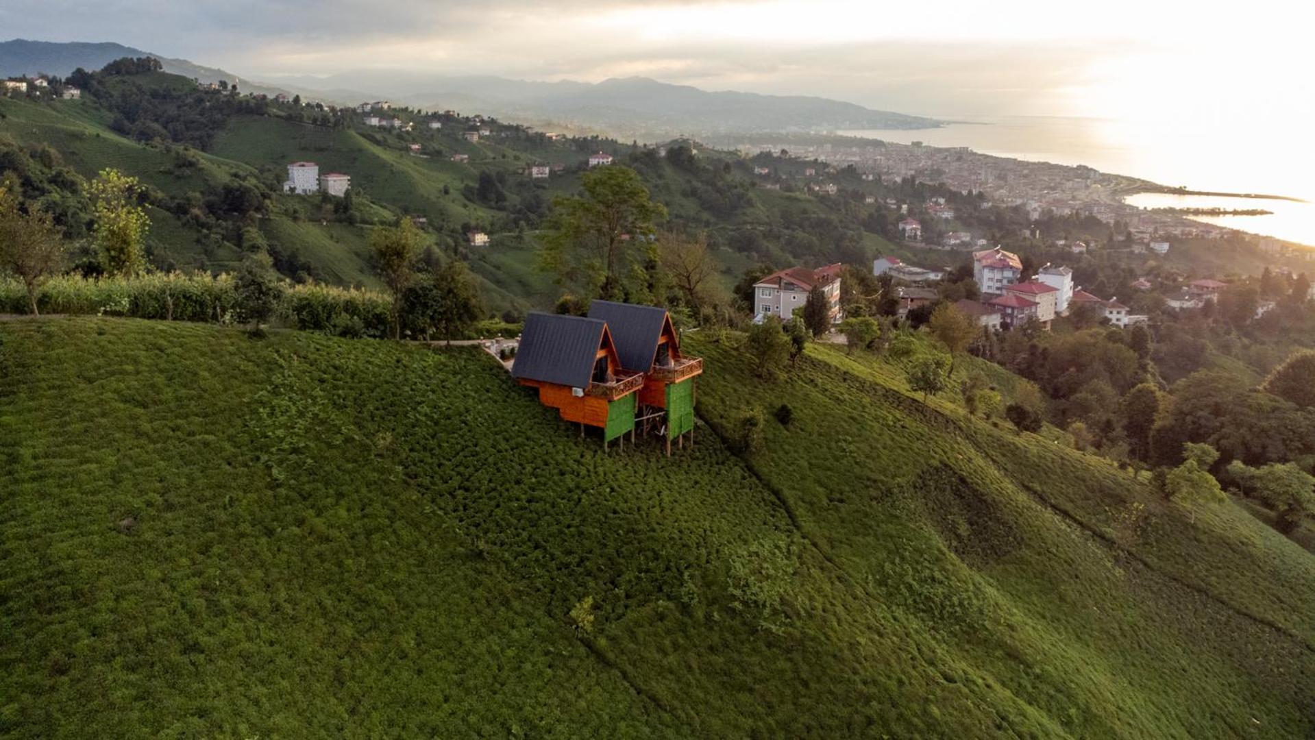 Отель Aytepe Bungalov Ардешен Экстерьер фото